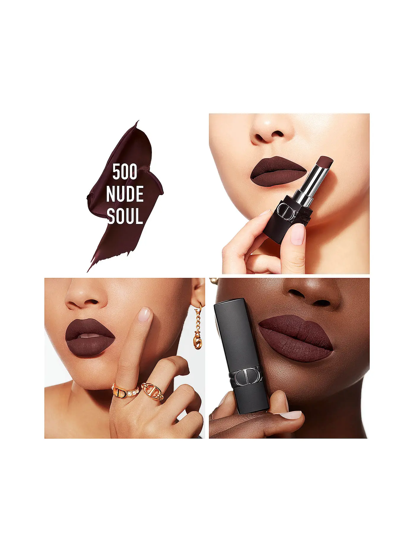 DIOR | Lippenstift - Rouge Dior Forever Lipstick ( 416 Forever Wild ) | camel